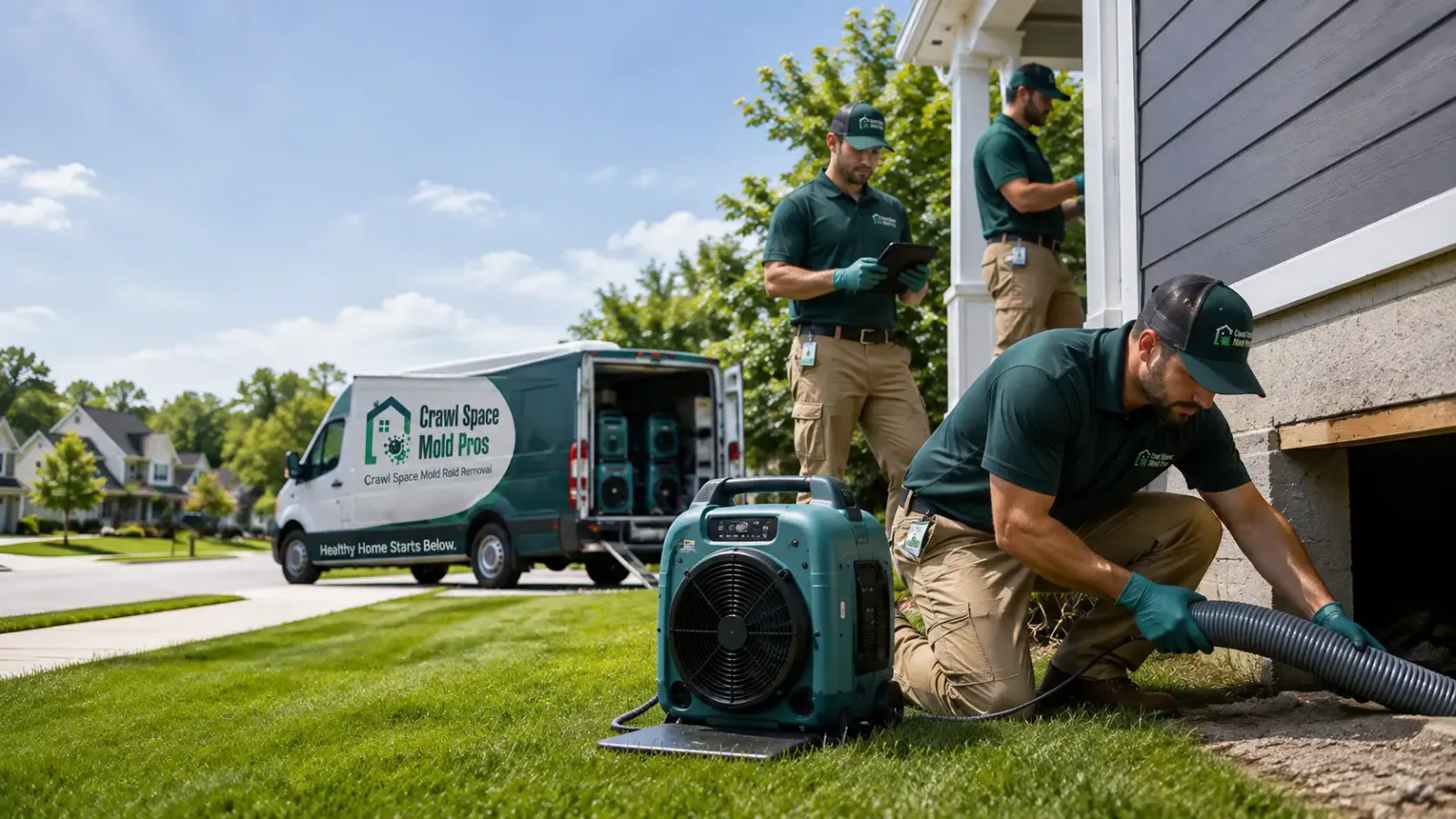Crawl Space Mold Removal in West Decatur, PA